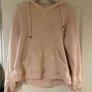 SUPER soft sweatshirt, light pink, barely worn, size large